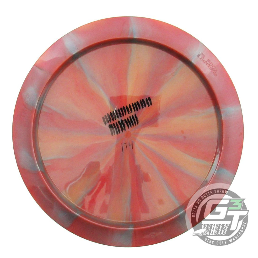 USED Streamline Discs Plasma Trace 174g Red-Orange Distance Driver Golf Disc