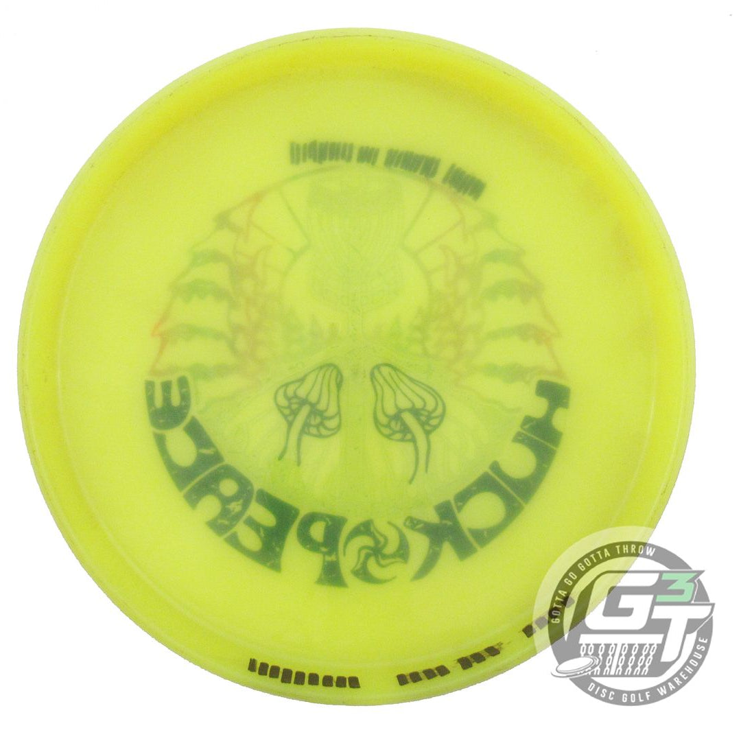 USED DiscMania HUK LAB PEACE Neo Soft Spore 159g Yellow Putter Golf Disc