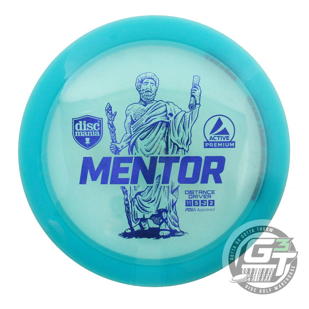 USED DiscMania Active Premium Mentor 172g Teal Blue Foil Distance Driver Disc