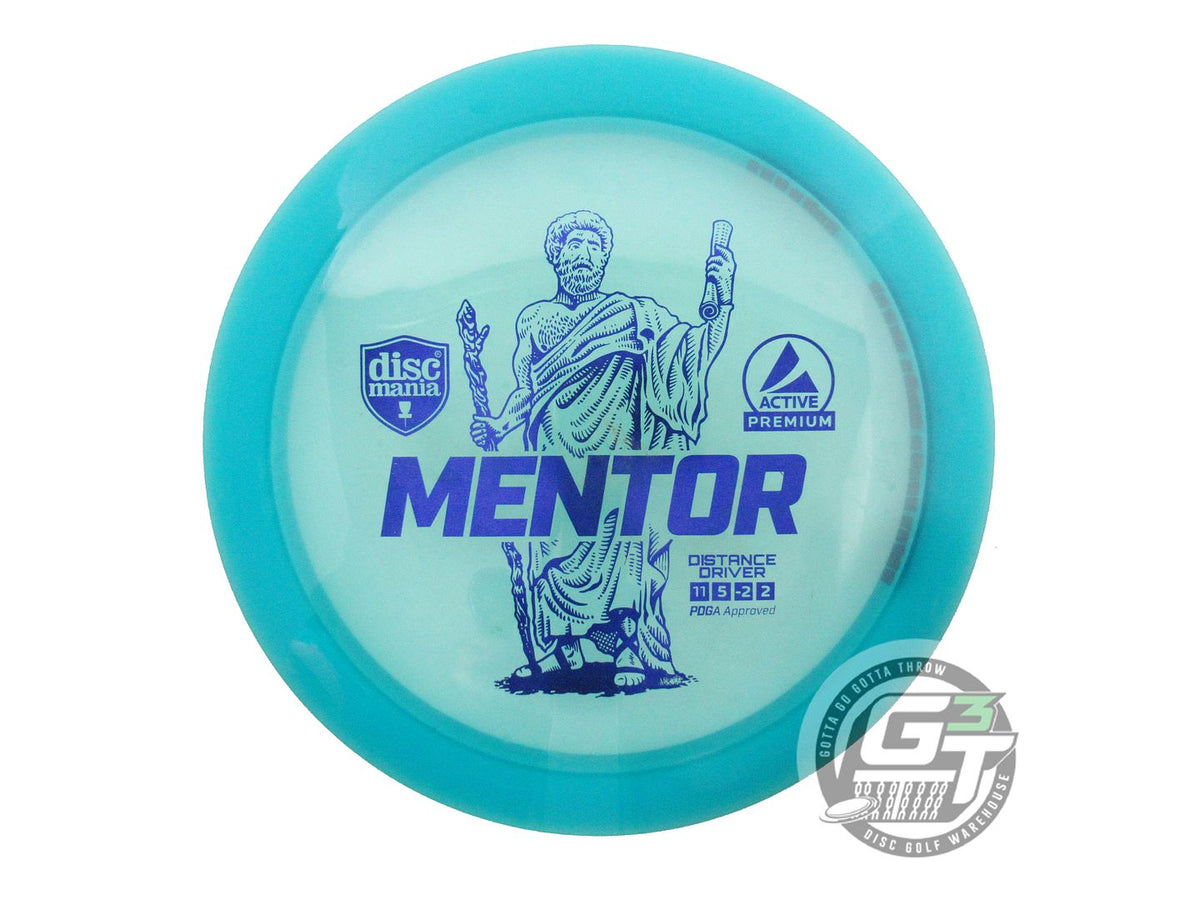 USED DiscMania Active Premium Mentor 172g Teal Blue Foil Distance Driver Disc