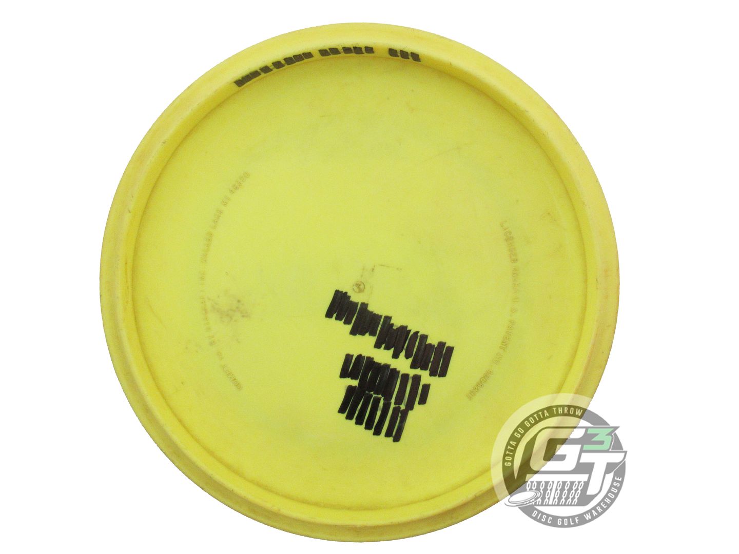 USED Discraft ESP Comet 171g Yellow Black Stamp PFN Midrange Golf Disc