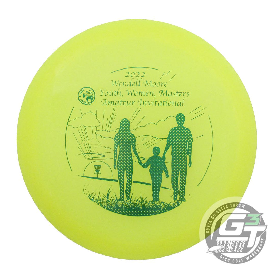 USED Dynamic Discs Lucid Maverick 171g Yellow Green Foil Distance Driver Disc