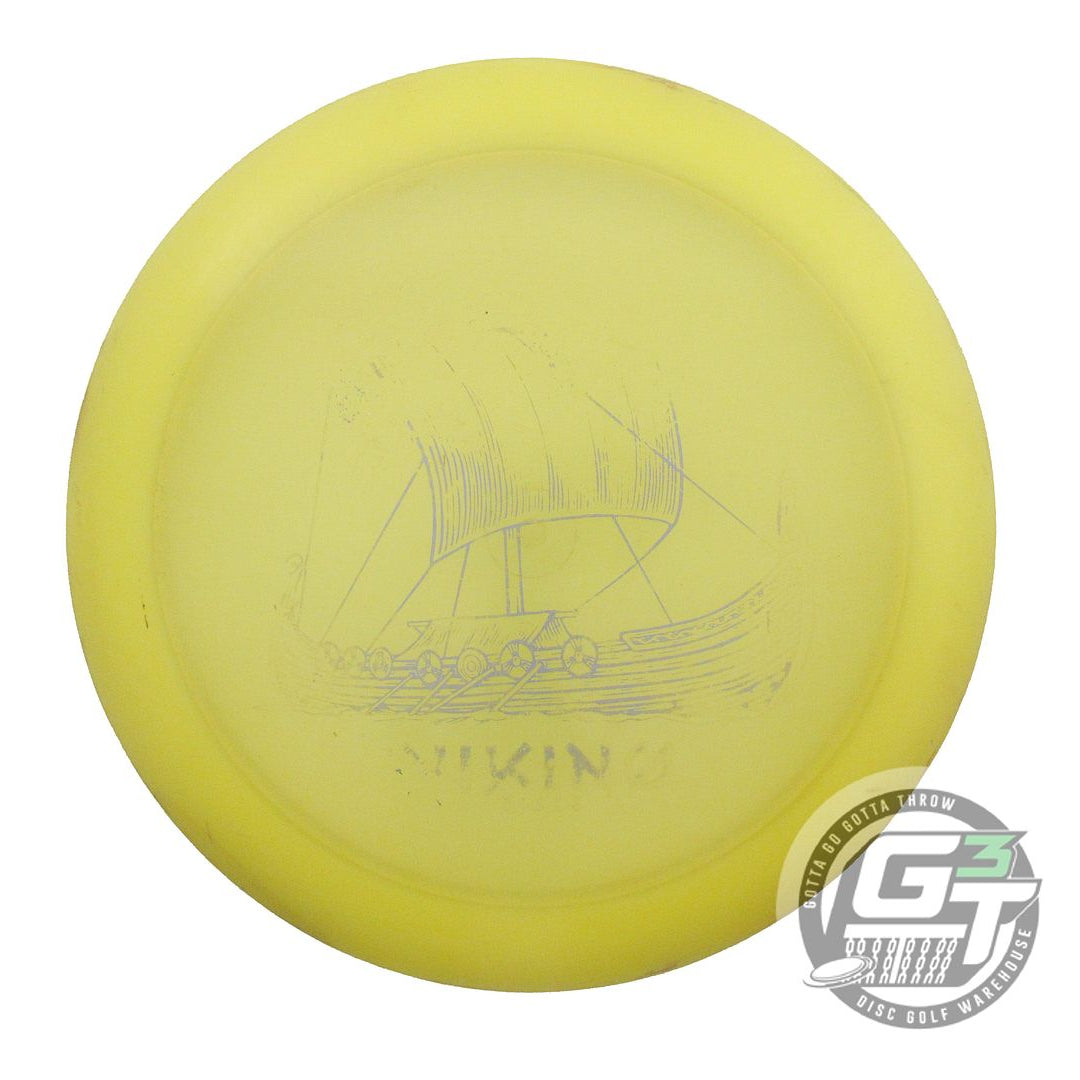 USED Viking Discs Storm Odin 175g Yellow Silver Stamp Distance Driver Golf Disc