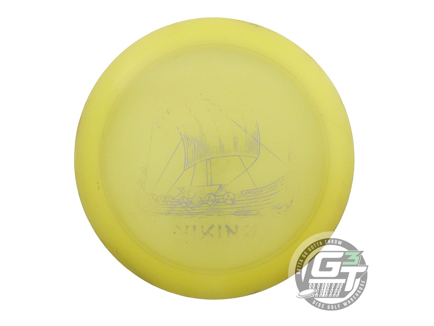 USED Viking Discs Storm Odin 175g Yellow Silver Stamp Distance Driver Golf Disc