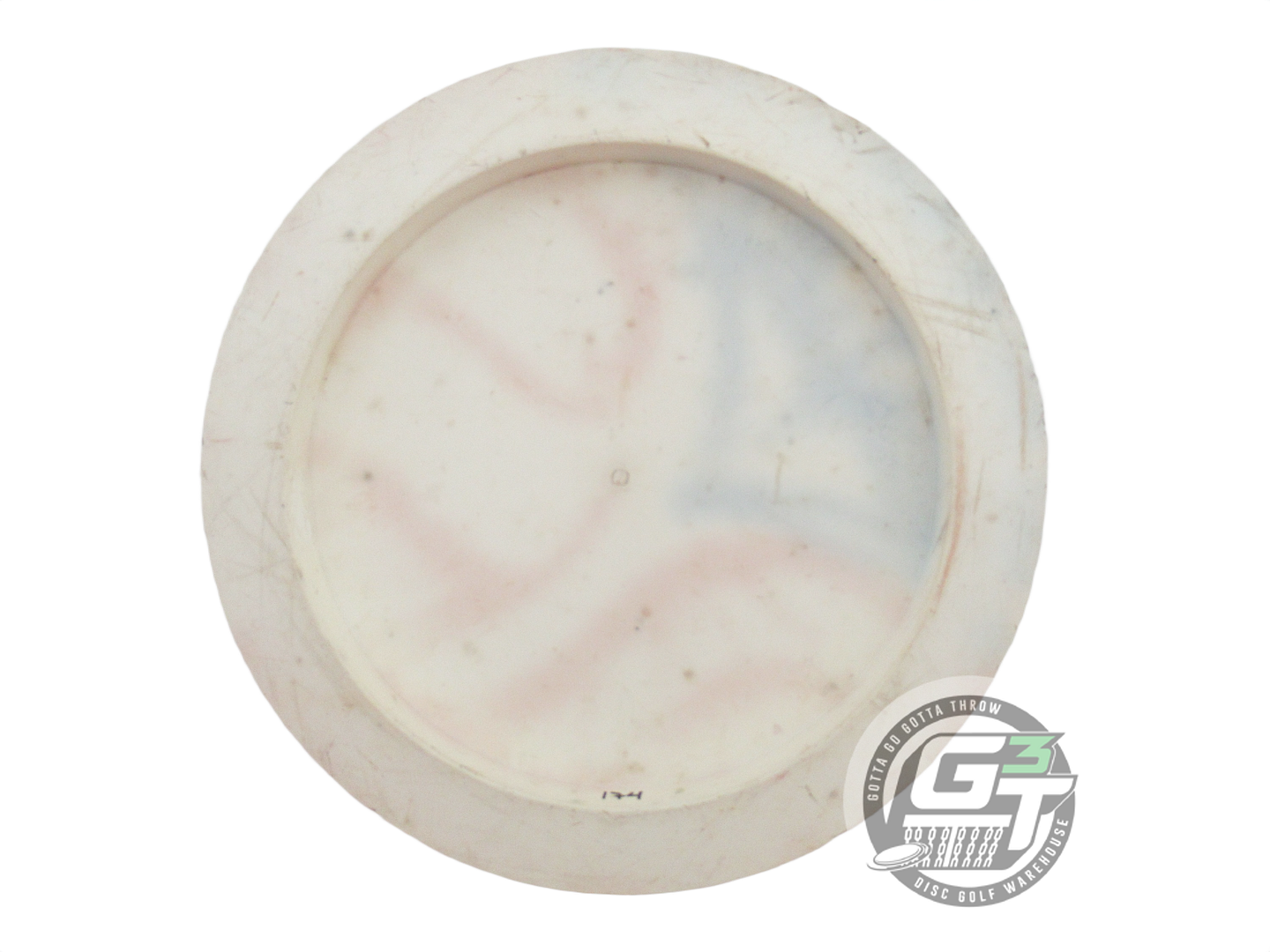 USED Discraft ESP Nuke 174g White HOME DYED PFN Distance Driver Golf Disc