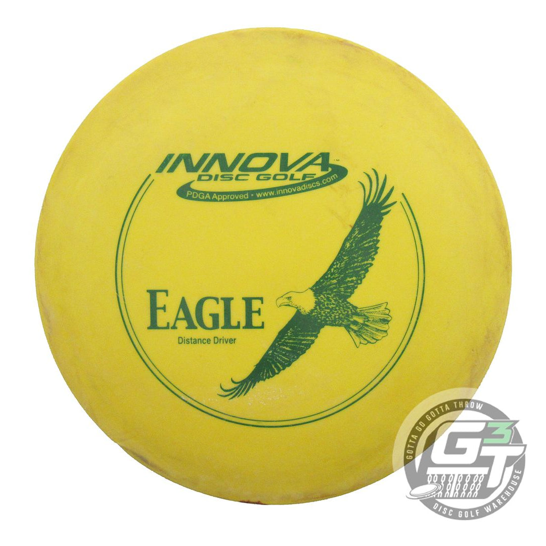 USED Innova DX Eagle 165g Yellow Green Stamp Fairway Driver Golf Disc