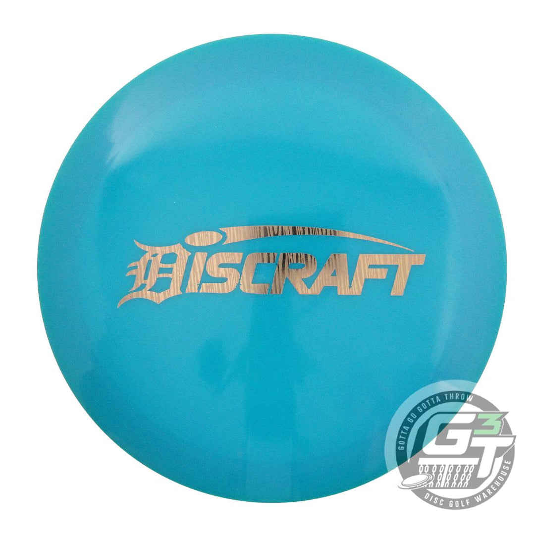 NOS Discraft ESP Thrasher 174g Teal Woodgrain Foil Distance Driver Golf Disc