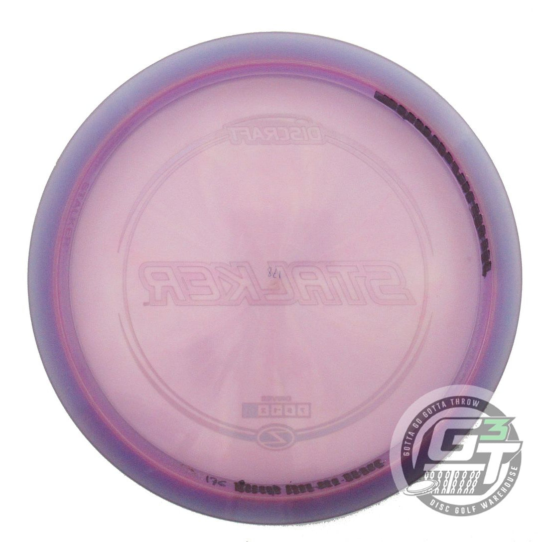 USED Discraft Z Stalker 176g Purple Silver Holo Foil Fairway Driver Golf Disc
