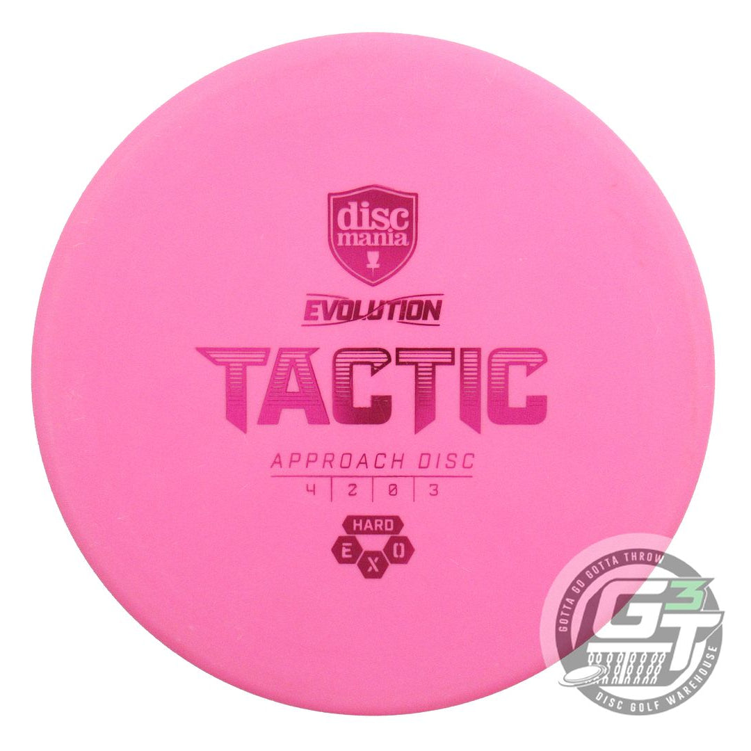 USED DiscMania EXO Hard Tactic 173g Pink Magenta Foil Putter Golf Disc