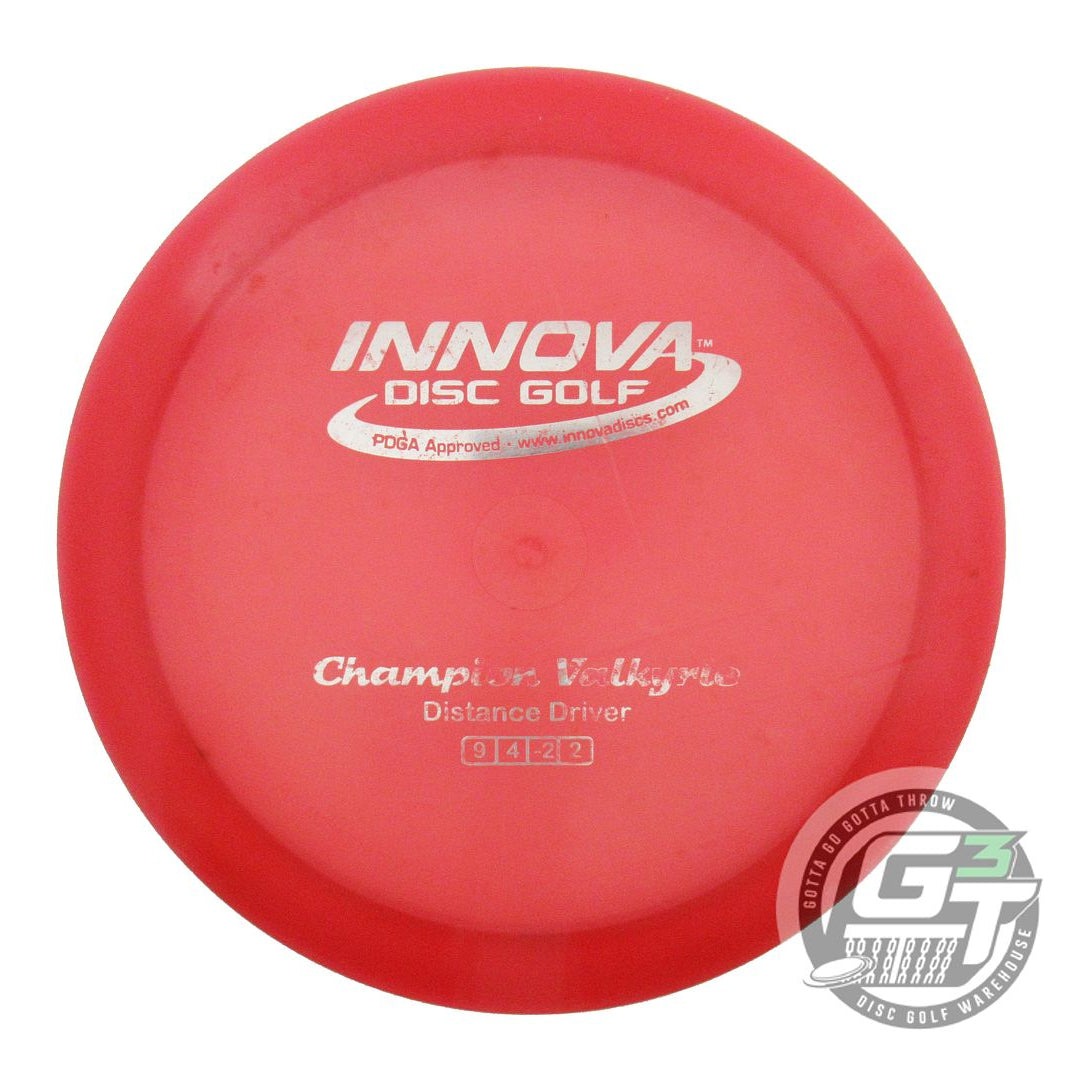USED Innova Champion Valkyrie 160g Red Silver Foil Distance Driver Golf Disc