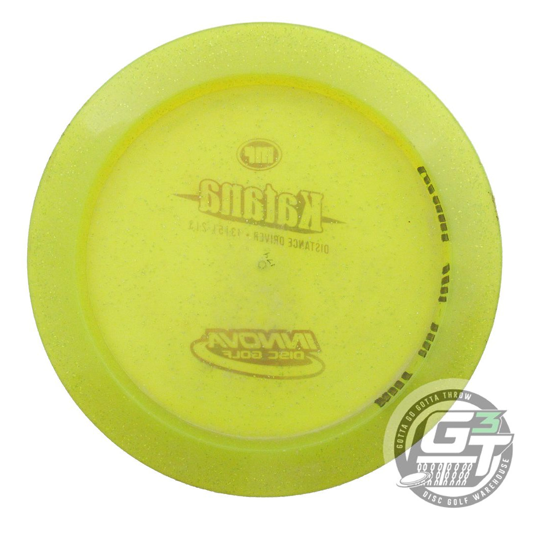 USED Innova Metal Flake Champion Katana 174g Yellow Distance Driver Golf Disc