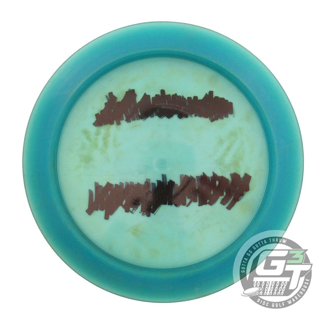 USED Dynamic Discs Lucid Freedom 168g Teal Wiped Stamp Distance Driver Golf Disc
