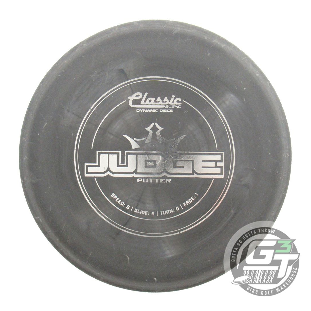 USED Dynamic Discs Classic Blend Judge 173g Gray Silver Foil Putter Golf Disc