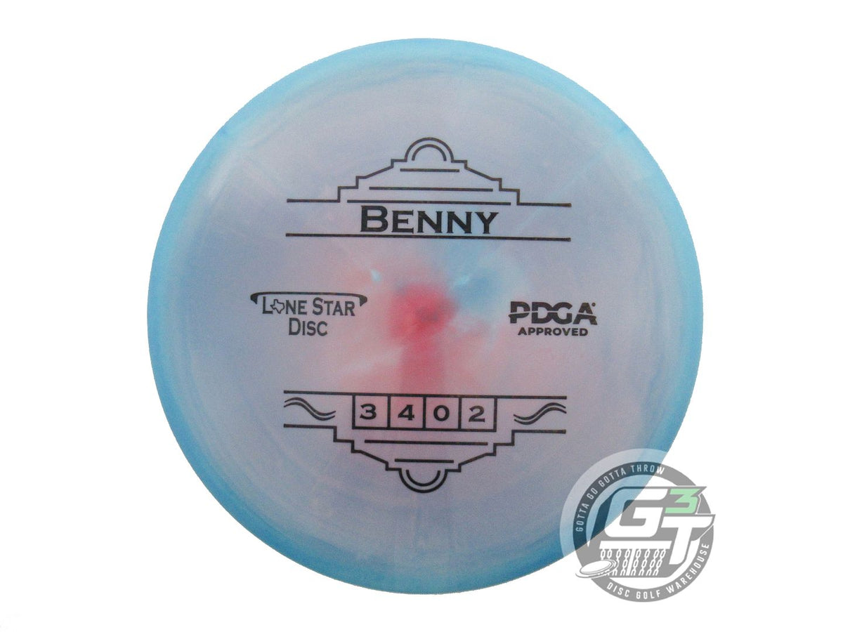 USED Lone Star Alpha Benny 172g Blue Black Stamp Putter Golf Disc