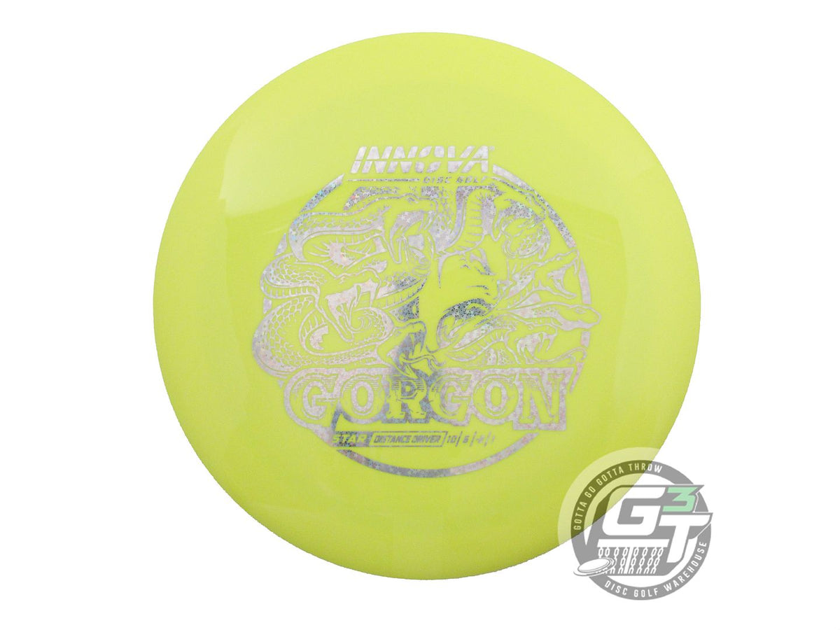 NOS Innova Star Gorgon 172g Yellow Holo Star Foil Distance Driver Golf Disc