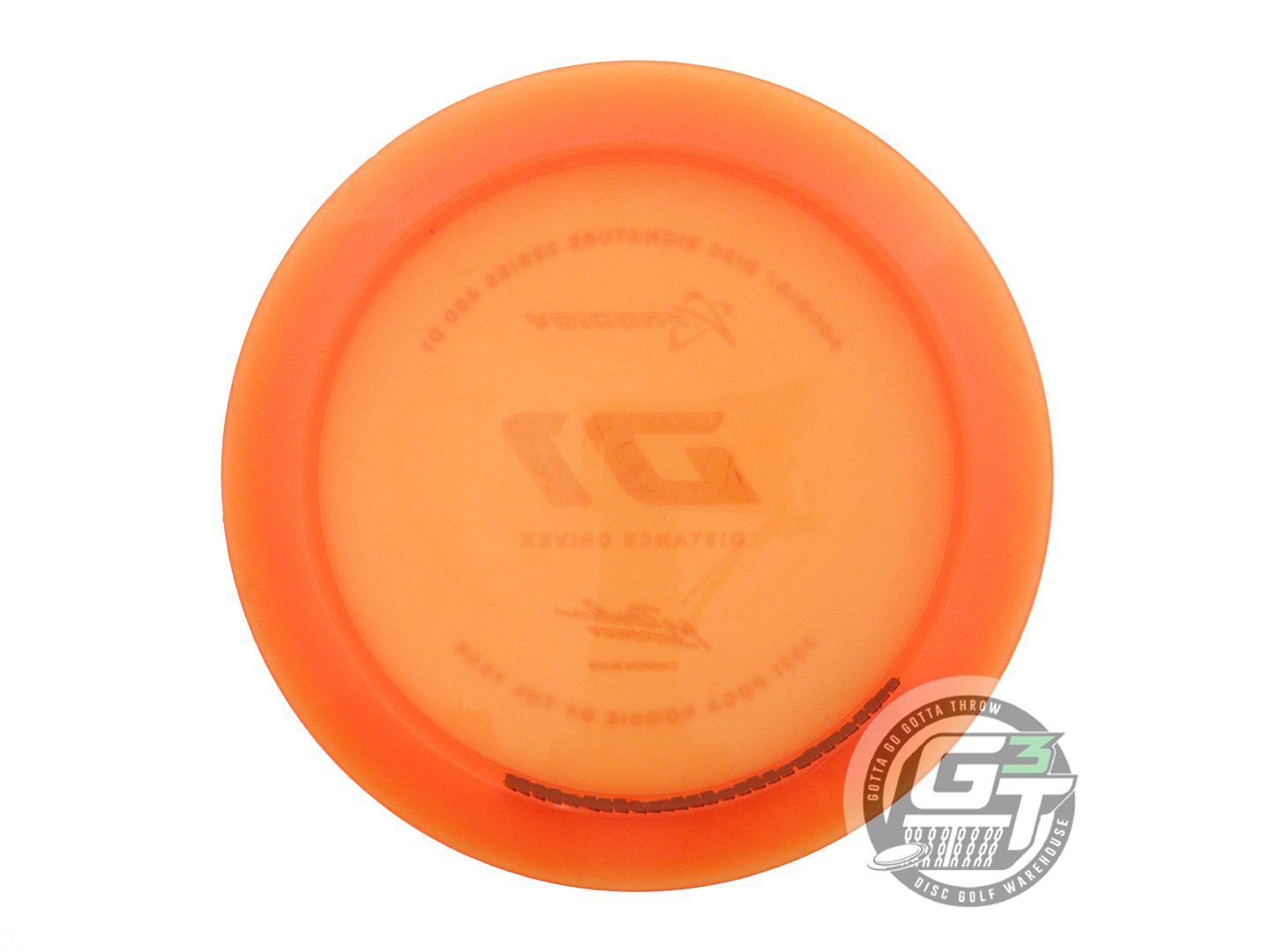 USED Prodigy Discs 400 D1 175g Orange Red Prism Foil Distance Driver Golf Disc