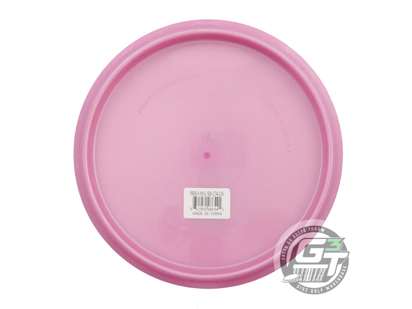 USED Prodigy Discs 500 MX1 175g Pink Green Glitter Foil Midrange Golf Disc