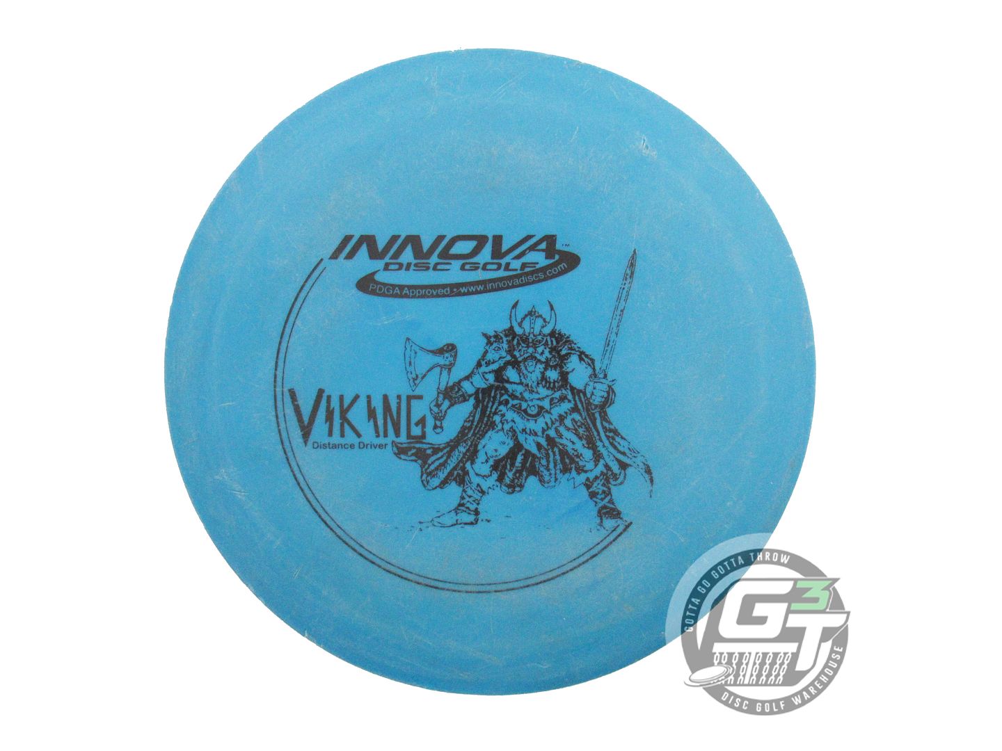 USED Innova DX Viking 169g Blue Black Stamp PFN Distance Driver Golf Disc