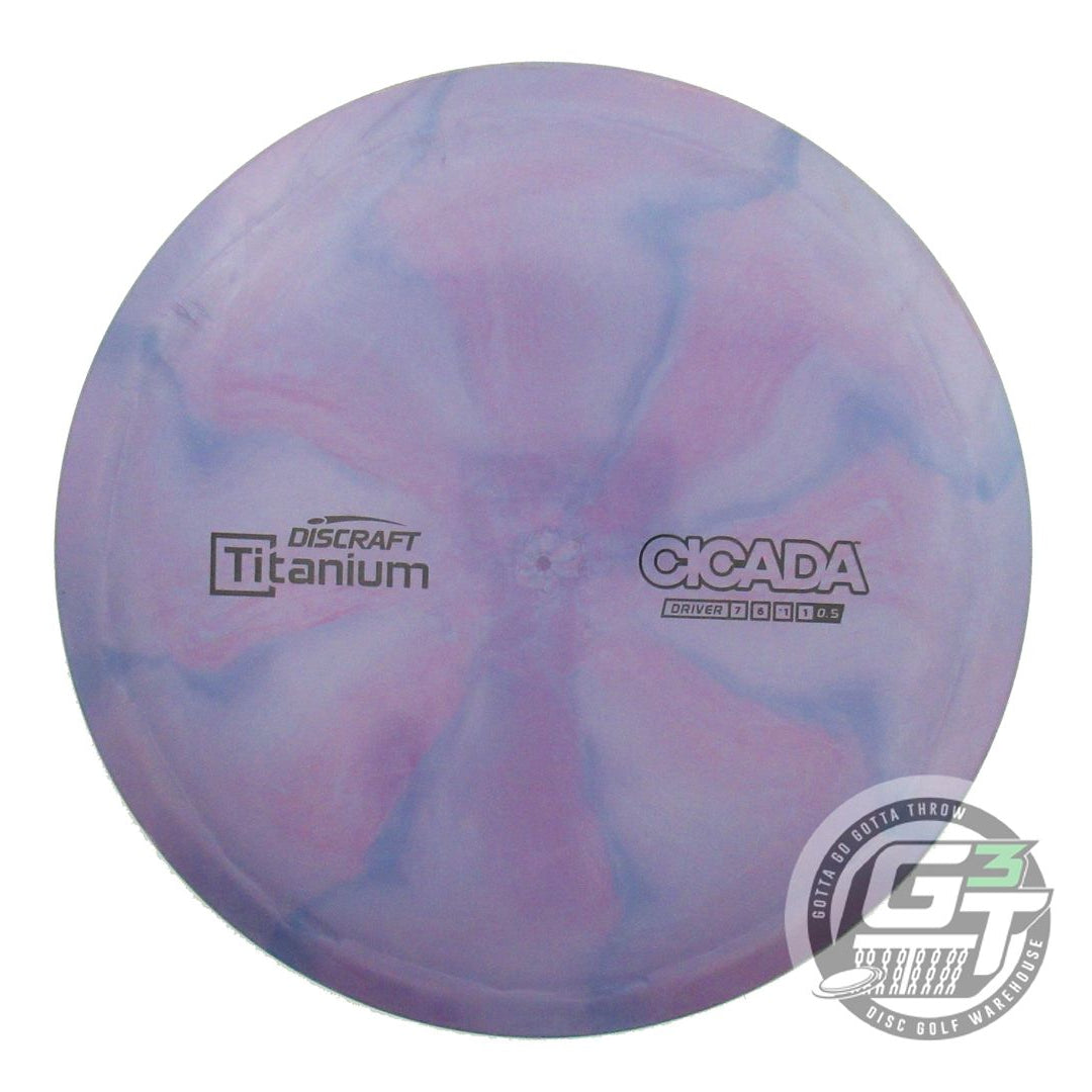 USED Discraft Titanium Cicada 174g Purple-Blue Fairway Driver Golf Disc