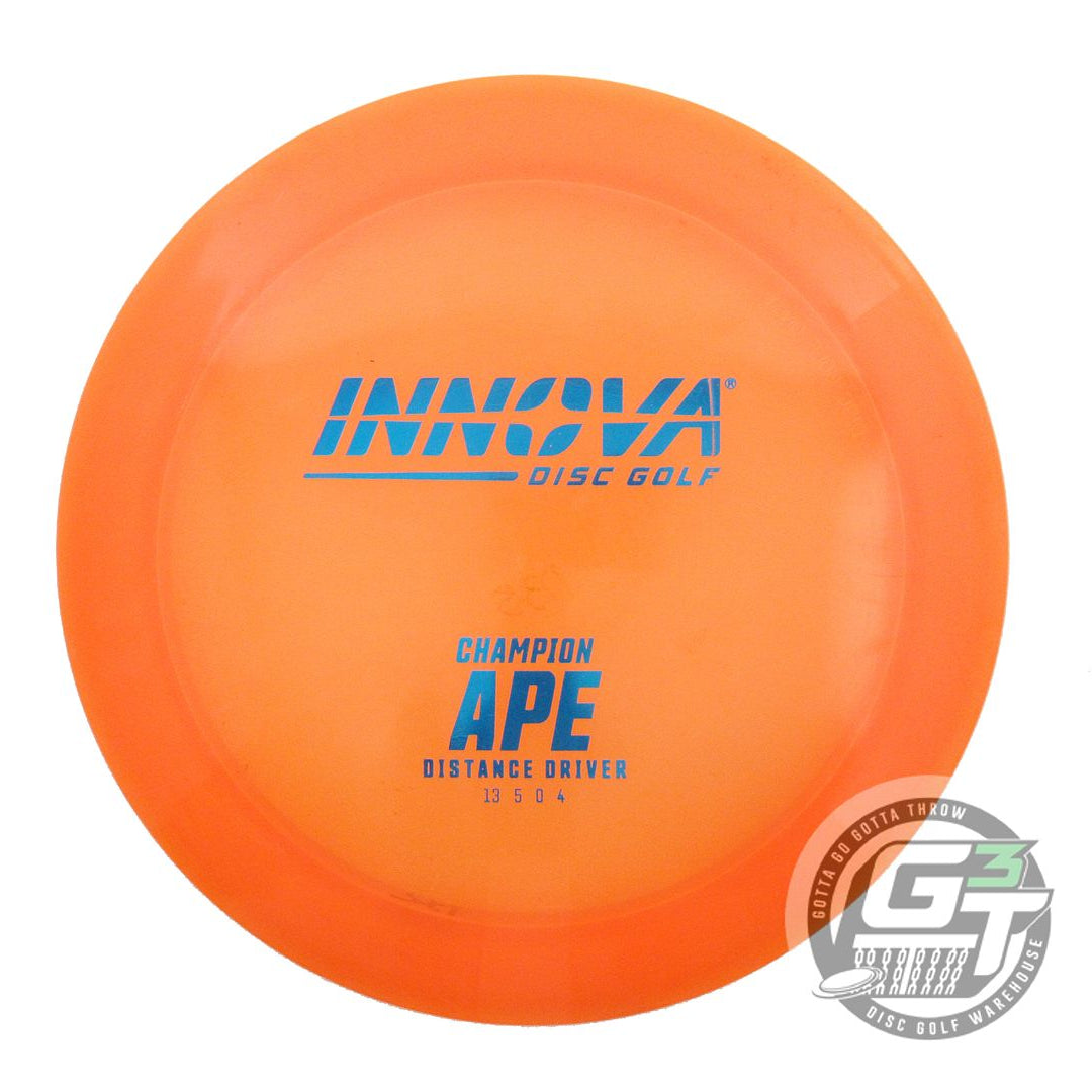 USED Innova Champion Ape 175g Orange Blue Foil Distance Driver Golf Disc