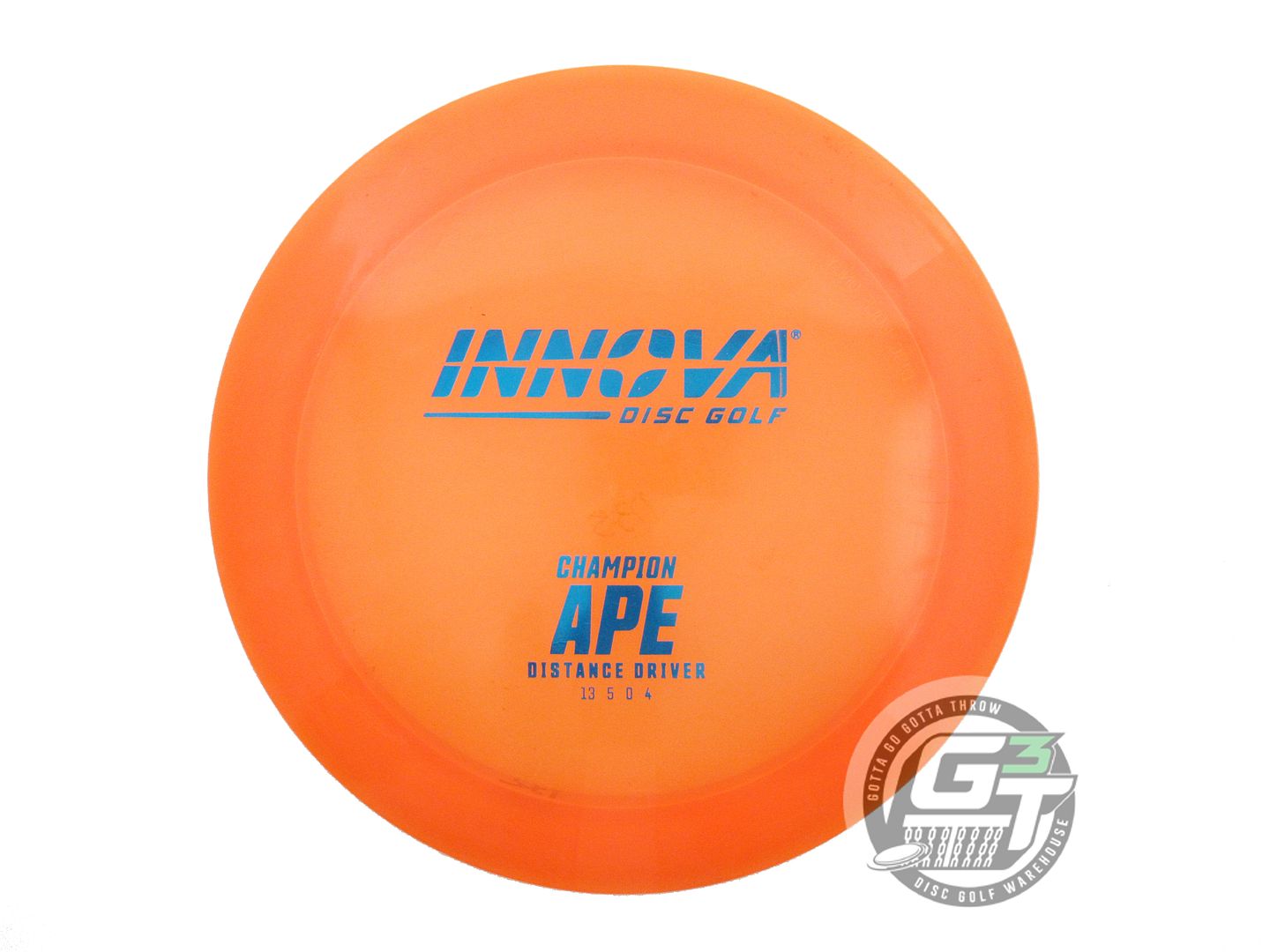 USED Innova Champion Ape 175g Orange Blue Foil Distance Driver Golf Disc