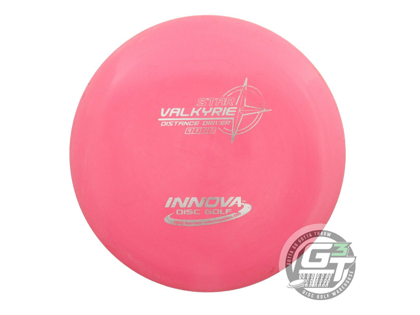 USED Innova Star Valkyrie 160g Pink Silver Foil Distance Driver Golf Disc