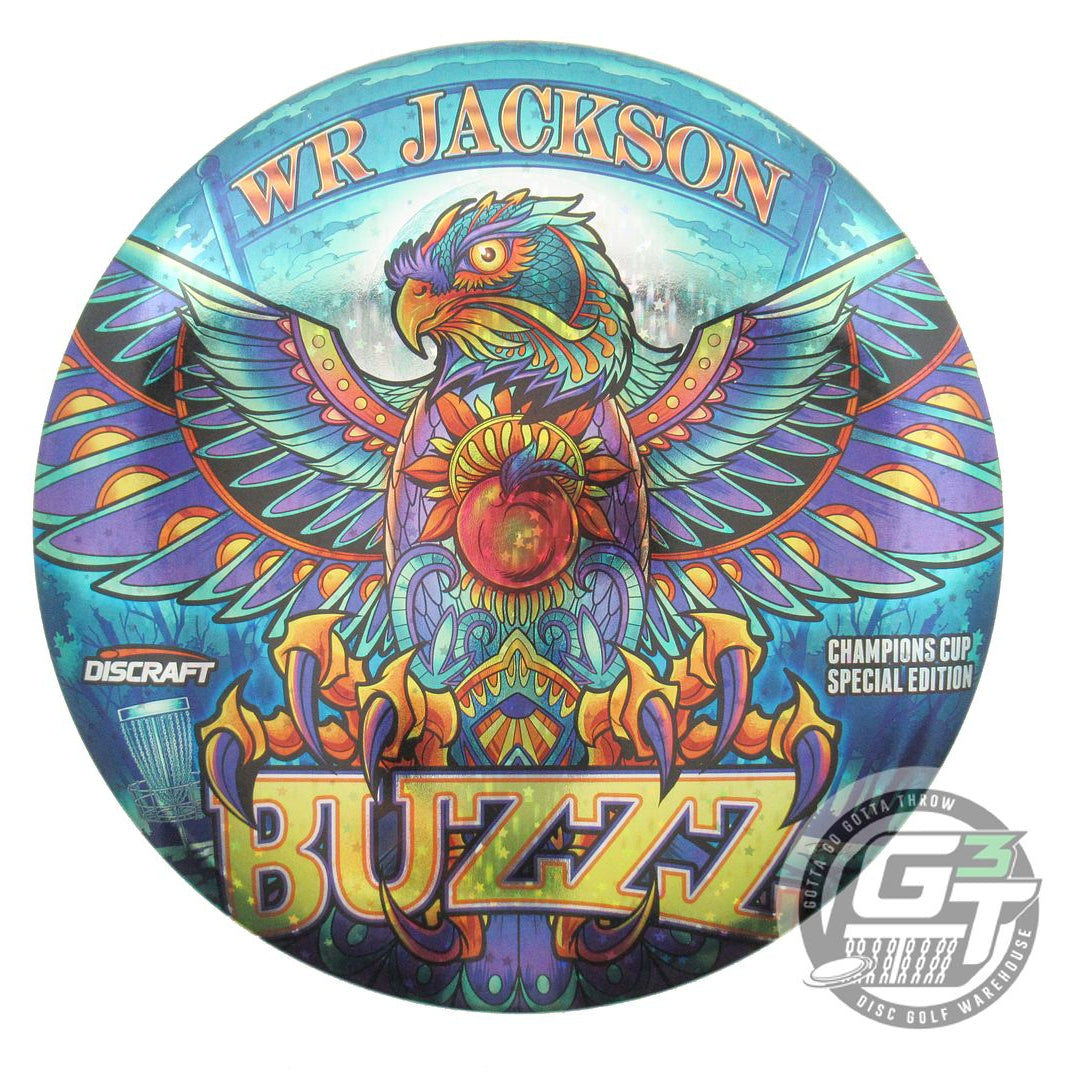 NOS Discraft SuperColor ESP Buzzz 176g WR JACKSON Holo Foil Midrange Golf Disc