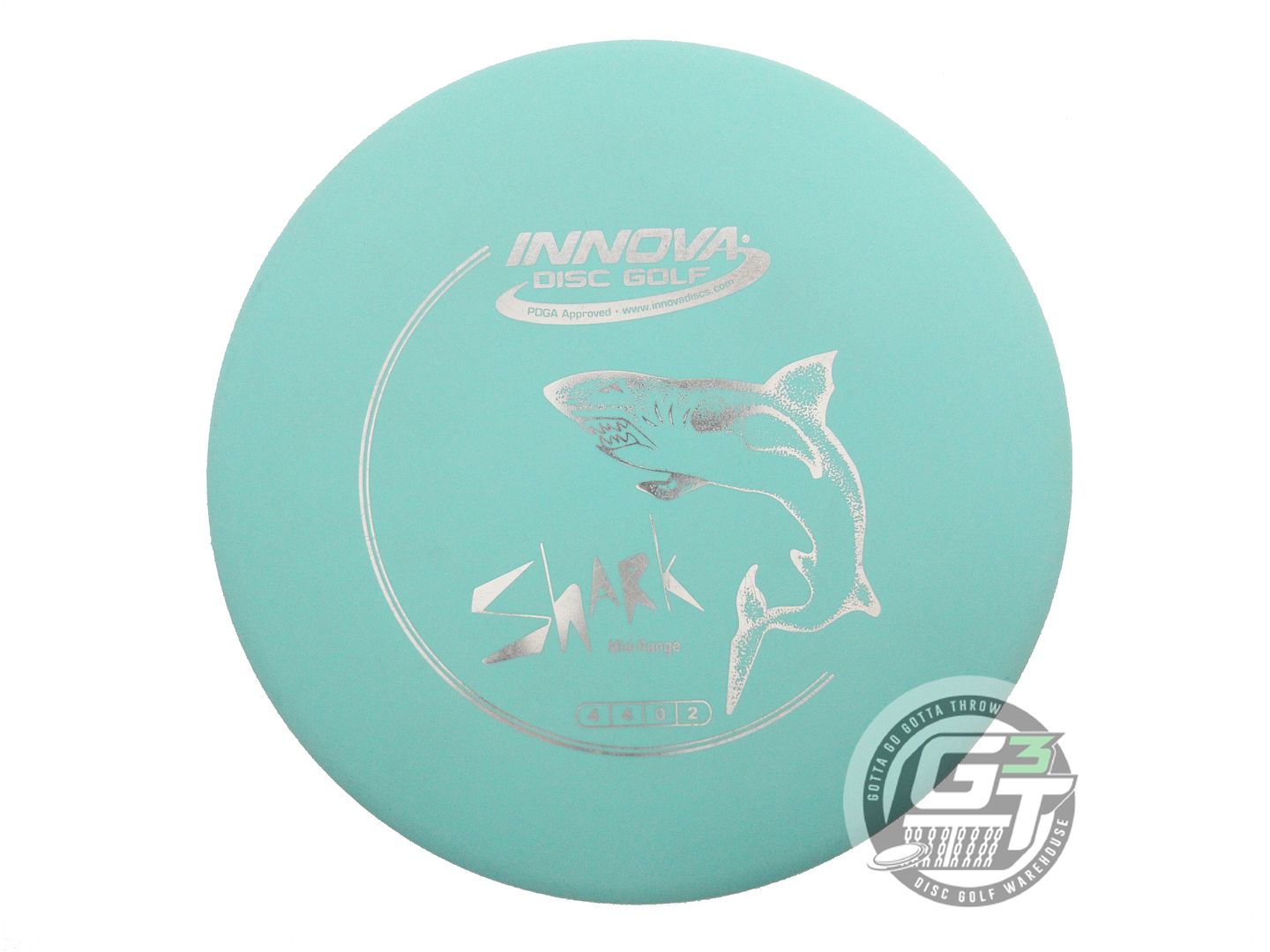USED Innova DX Shark 149g Seafoam Silver Foil Midrange Golf Disc