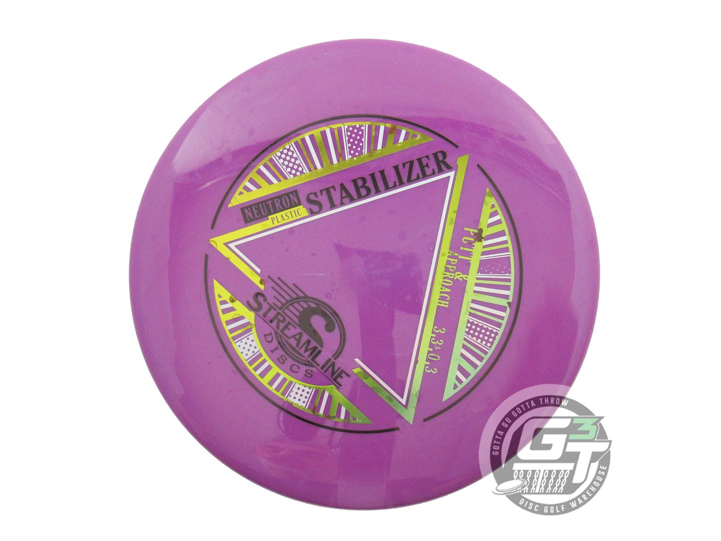 USED Streamline Discs Neutron Stabilizer 168g Purple Putter Golf Disc