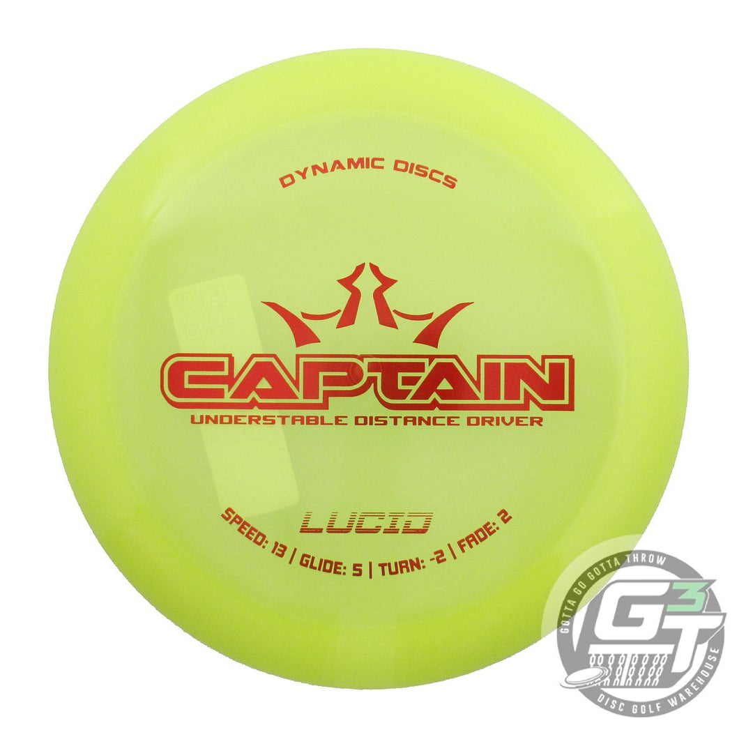 Dynamic Discs Lucid Captain Distance Driver Golf Disc (Individually Listed)