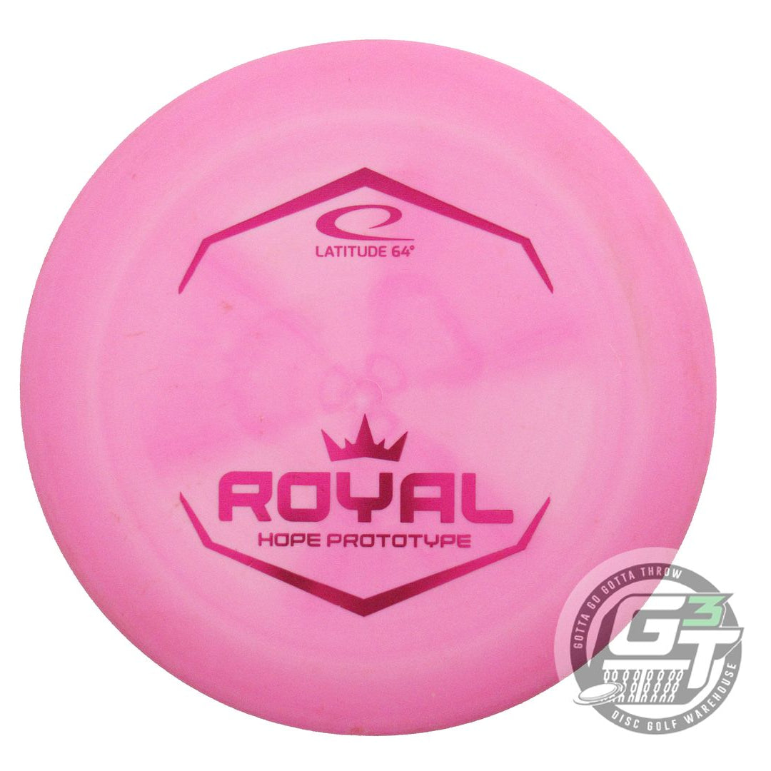 USED Latitude 64 PROTO Royal Sense Hope 173g Pink Red Foil Putter Golf Disc