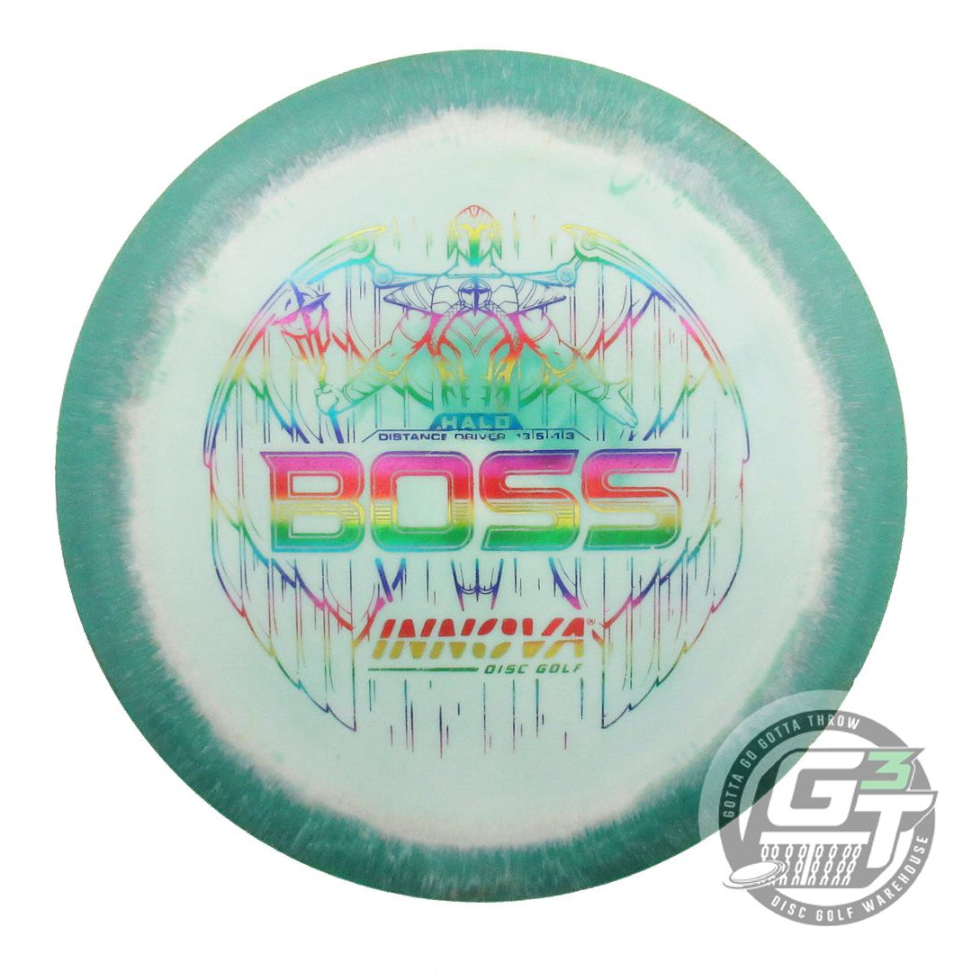 USED Innova Halo Star Boss 172g Green-White Distance Driver Golf Disc