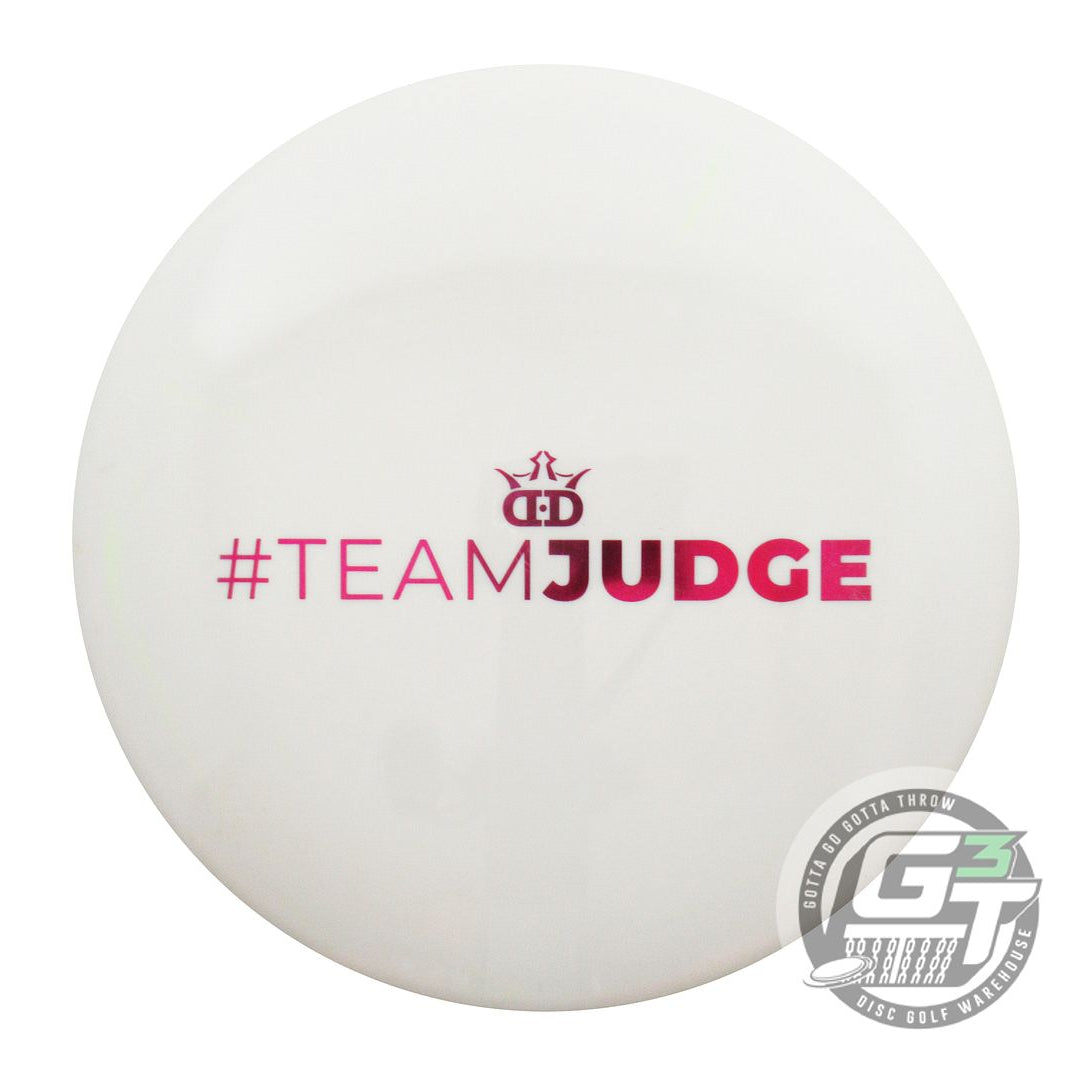 USED Dynamic Discs Fuzion Judge 174g White Purple Foil Putter Golf Disc