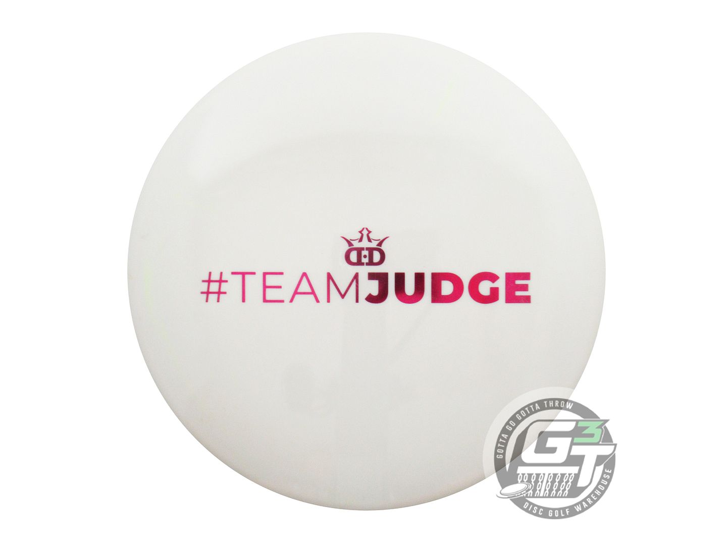USED Dynamic Discs Fuzion Judge 174g White Purple Foil Putter Golf Disc