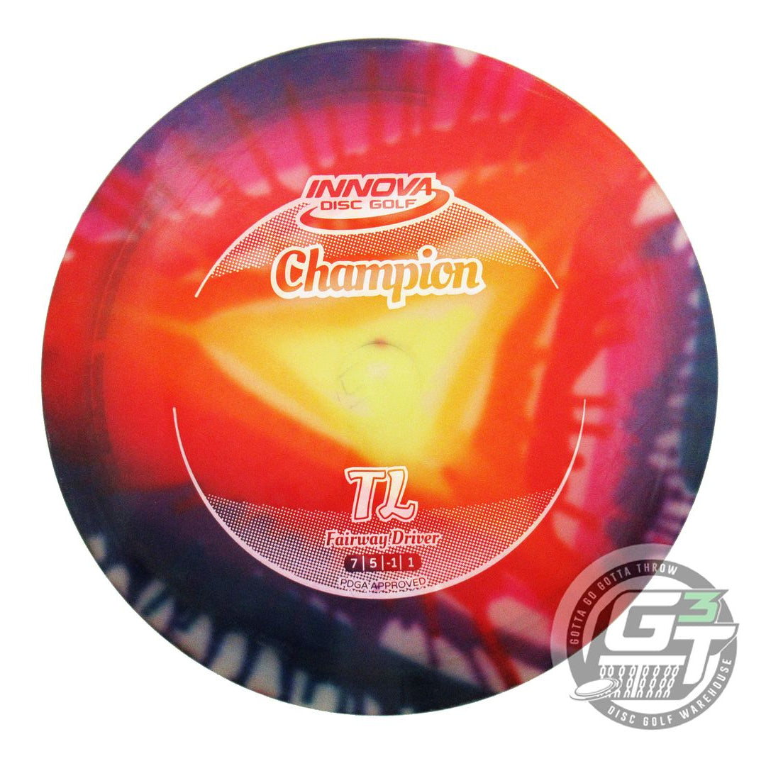 USED Innova I-DYE Champion TL 171g Triangle Burst Fairway Driver Golf Disc