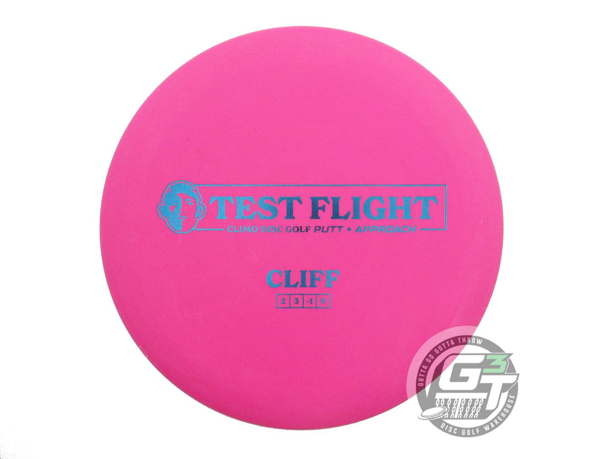 USED Climo TEST FLIGHT Trophy Line Cliff 171g Pink Blue Foil Putter Golf Disc