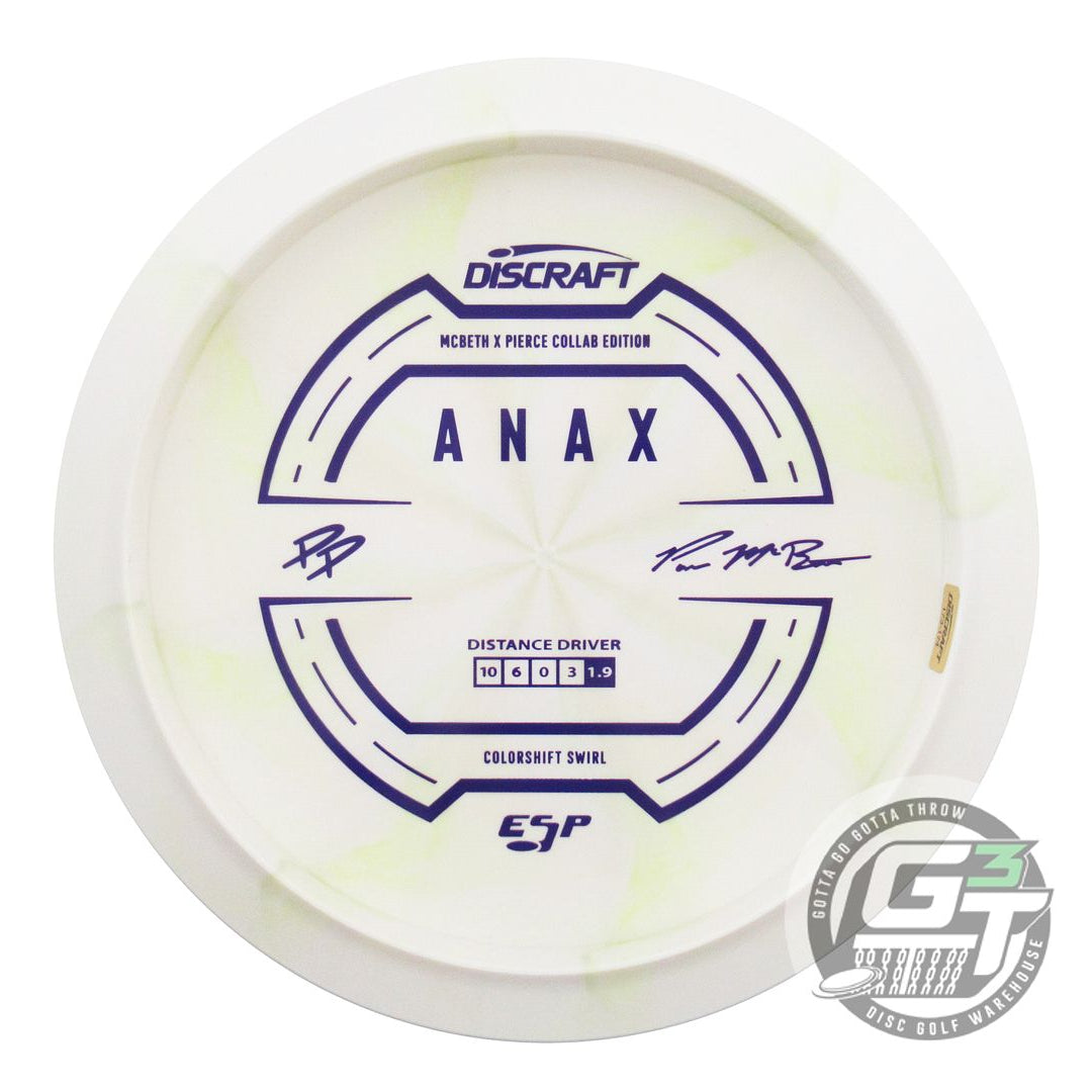 Discraft Limited Edition 2025 GMC Paul McBeth / Paige Pierce Collab Swirl ESP Anax Distance Driver Golf Disc (Individually Listed)