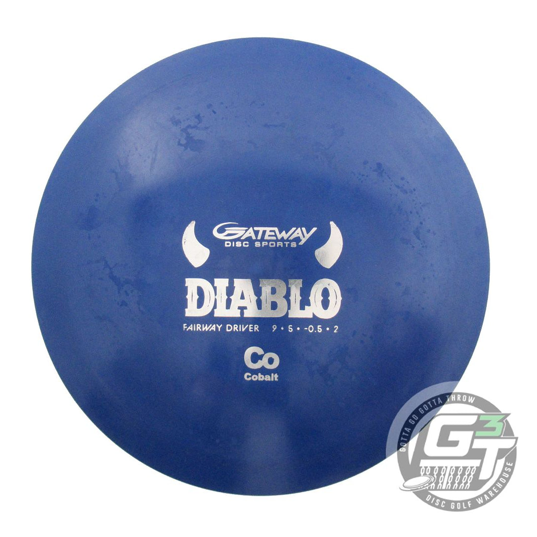 USED Gateway Cobalt Diablo 168g Blue Silver Foil A Distance Driver Golf Disc