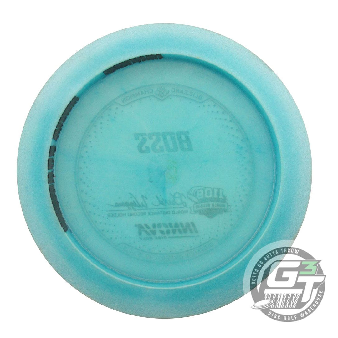 USED Innova Blizzard Boss 158g Teal Gold Foil Distance Driver Golf Disc