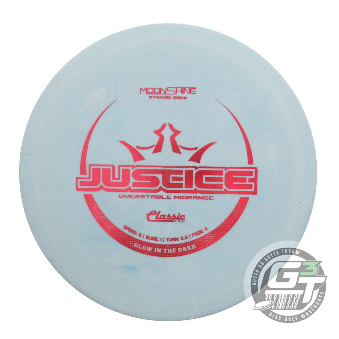 USED Dynamic Discs Moonshine Classic Blend Justice 176g Blue Red Midrange Disc