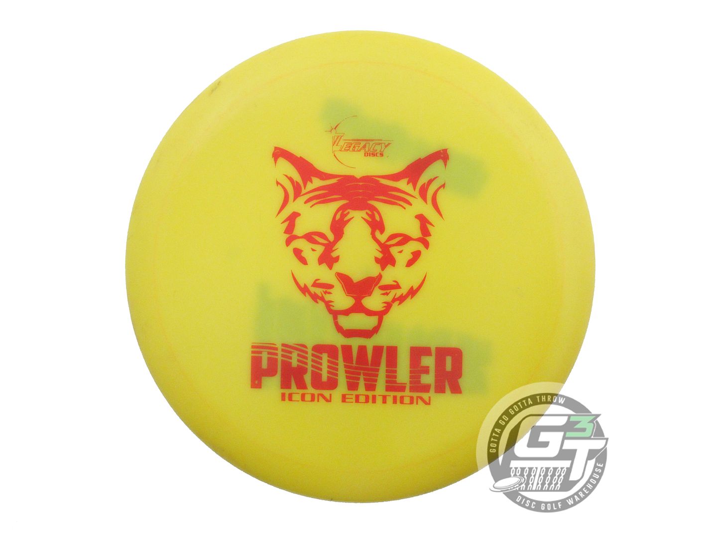 USED Legacy Discs Icon Prowler 170g Yellow Red Stamp Putter Golf Disc