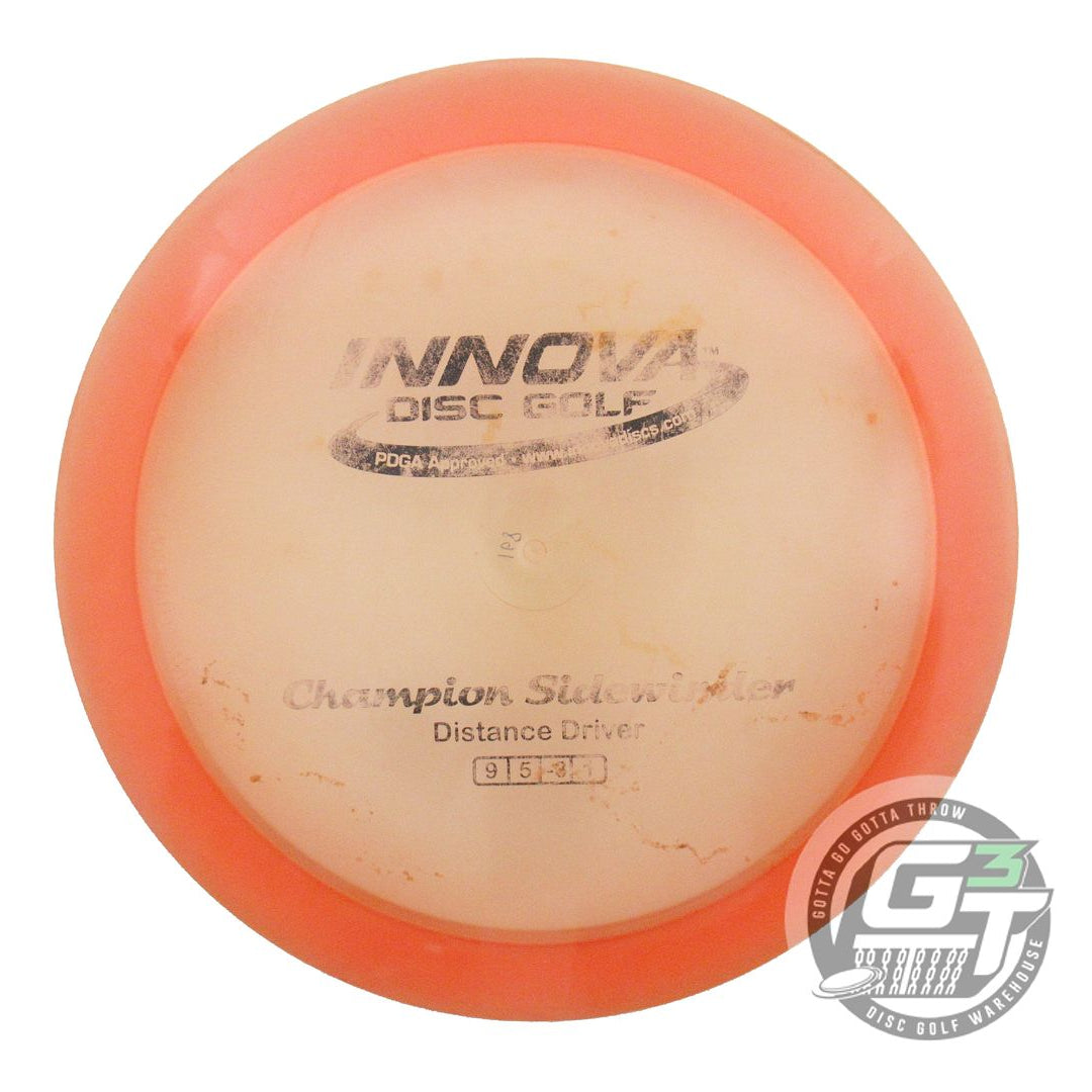 USED Innova Champion Sidewinder 168g Peach Black Stamp Distance Driver Golf Disc