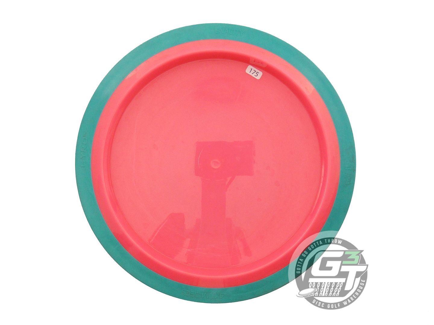 USED Axiom Discs Neutron Tenacity 175g Pink Green Rim Distance Driver Golf Disc