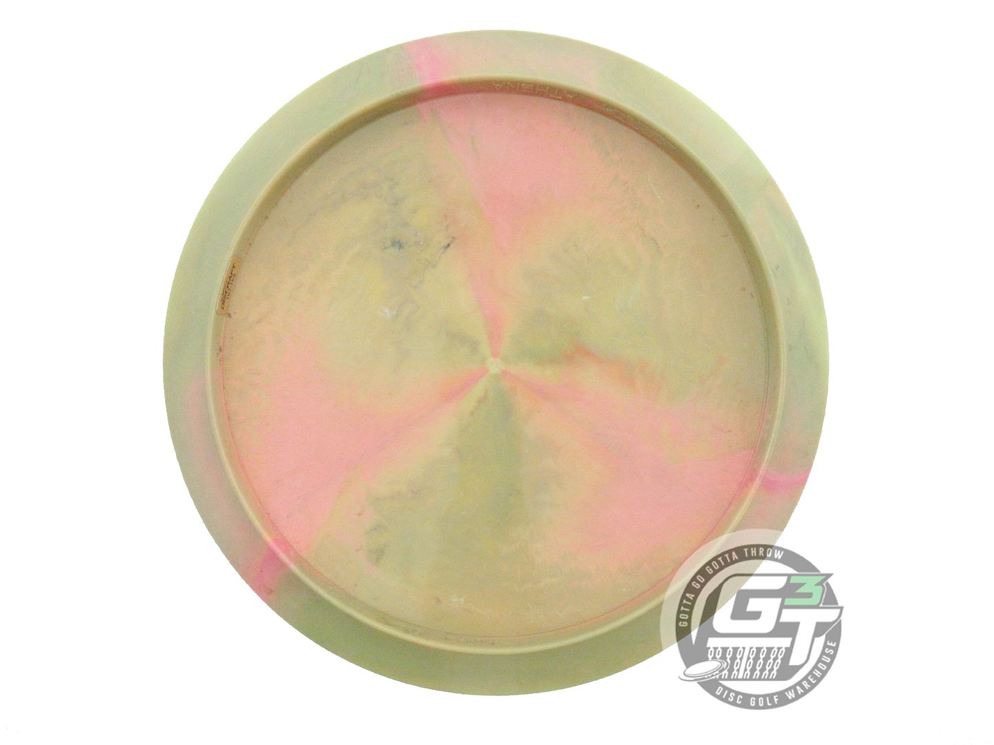 USED Discraft SUPREME FLIGHT ESP Athena 169g Olive-Pink Gold Foil Driver Disc
