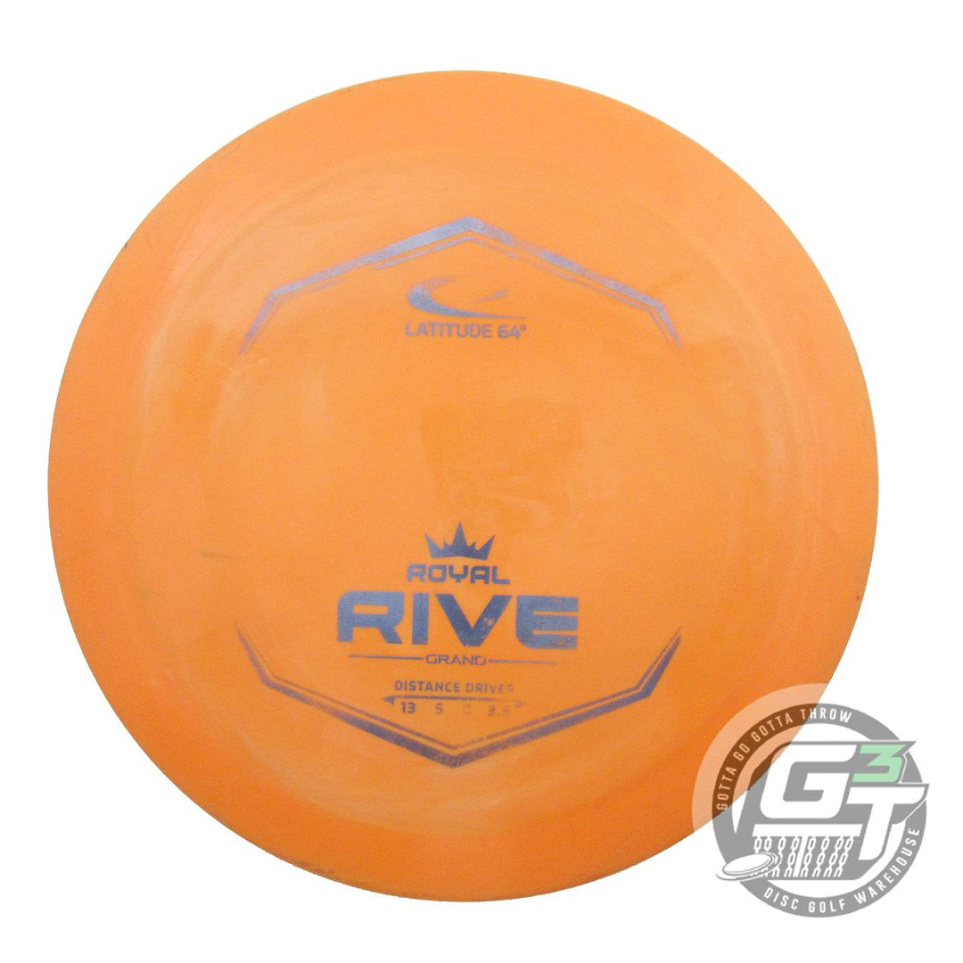 USED Latitude 64 Royal Grand Rive 175g Orange Blue Foil Distance Driver Disc