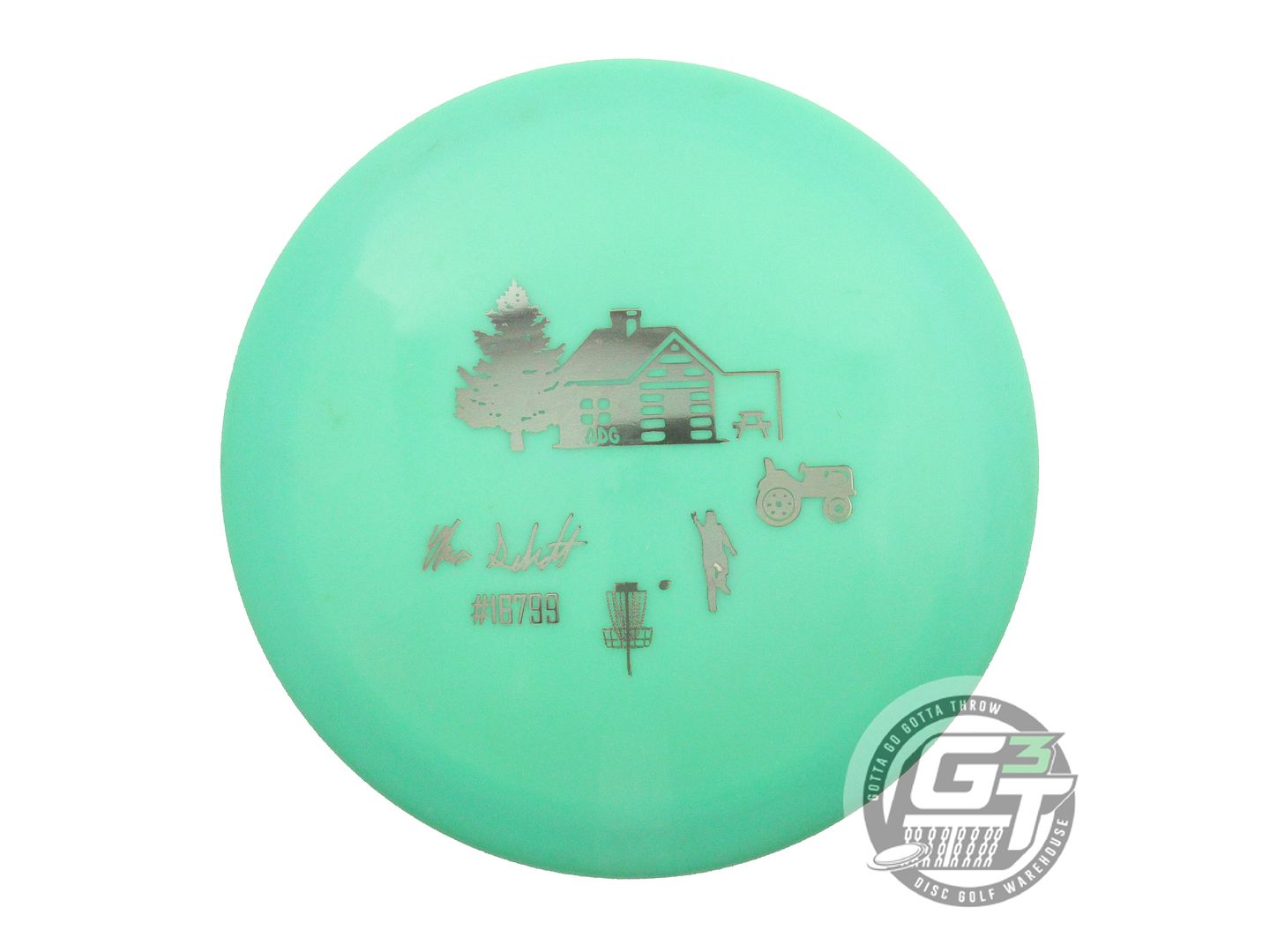 USED TEAM Gateway NXT Realm 175g Seafoam Gray Foil Distance Driver Golf Disc