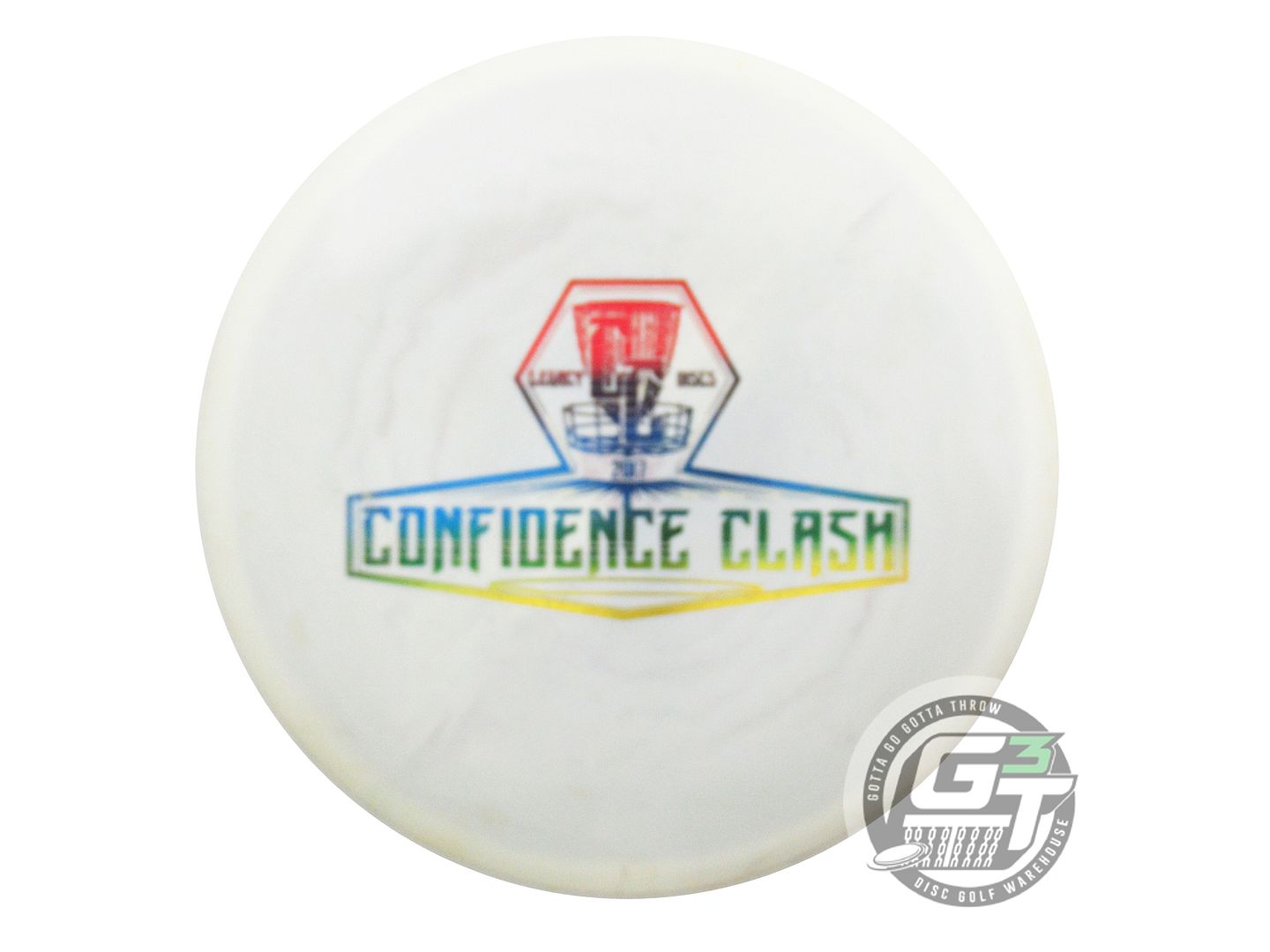 USED Legacy Discs Icon Ghost 180g White-Lilac Rainbow Foil Midrange Golf Disc
