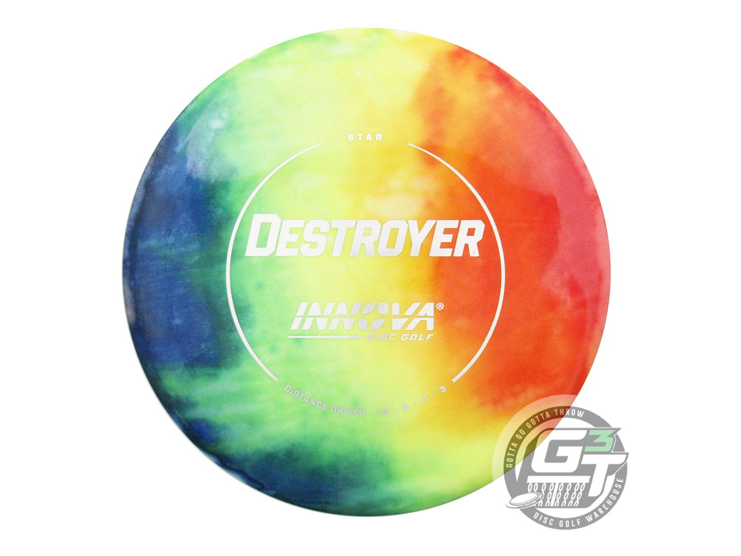 USED Innova I-DYE Star Destroyer 175g Rainbow Distance Driver Golf Disc