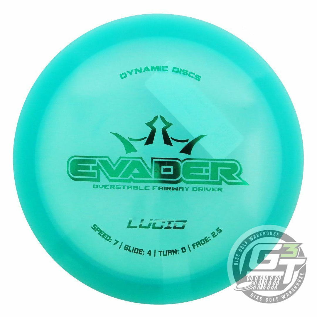 Dynamic Discs Lucid Evader Fairway Driver Golf Disc (Individually Listed)