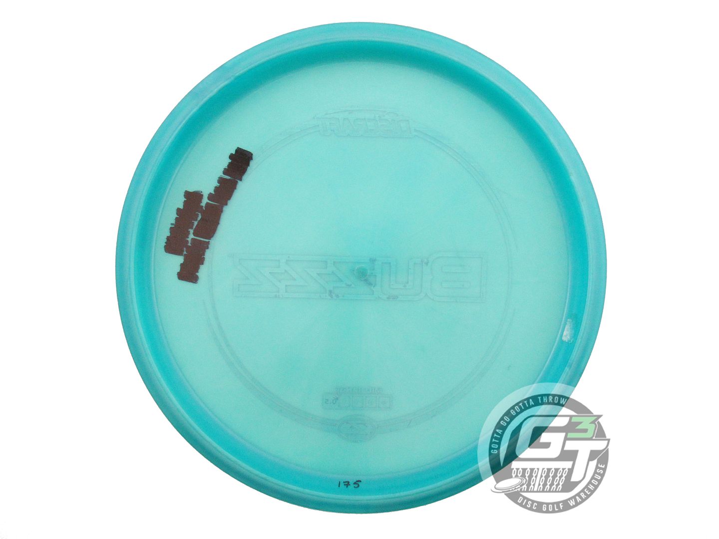 USED Discraft Z Buzzz 175g Aqua Purple Laser Foil Midrange Golf Disc